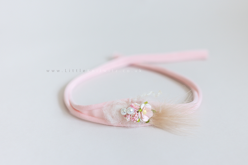 Tilly | Tie Back Headband | Pink