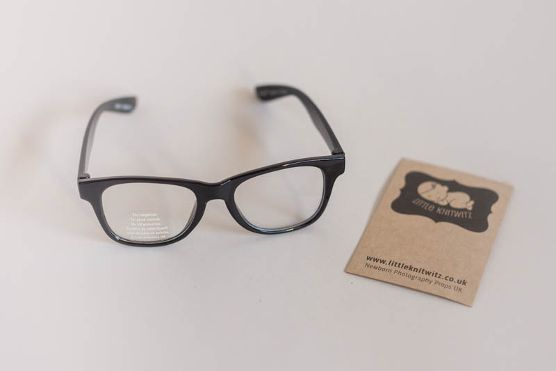 Black framed Newborn Glasses