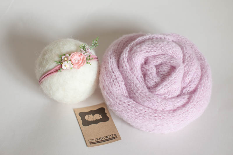 Dusky Pink Headband set