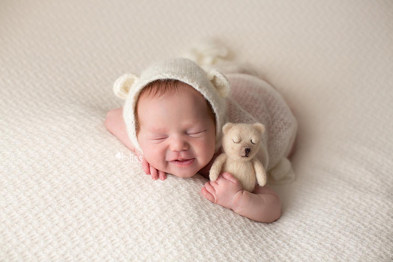 Newborn Bear Bonnet