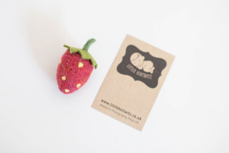 Felted Strawberry