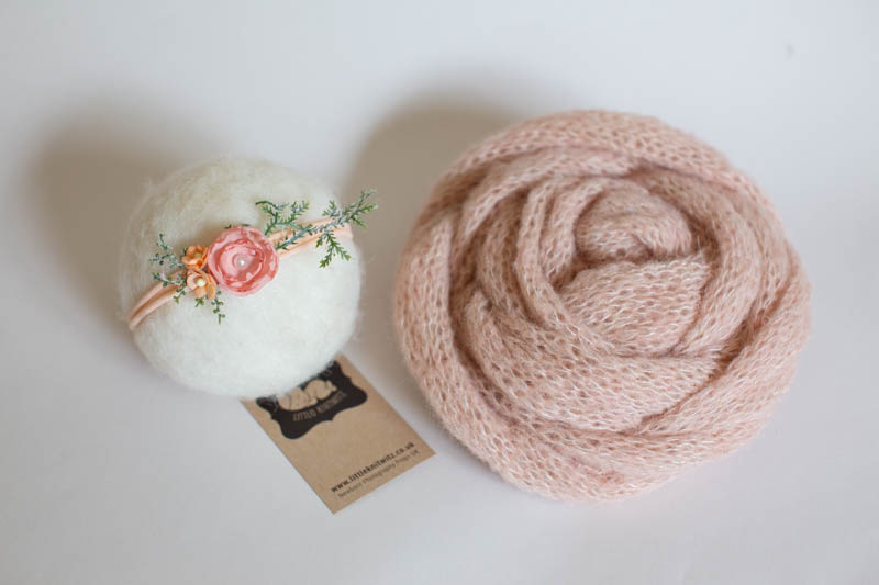 Blush Pink Headband set (peachy)
